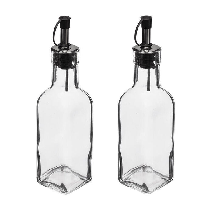 Pack De 4 Unidades - Aceitera Y Vinagrera De Cristal 160 Ml