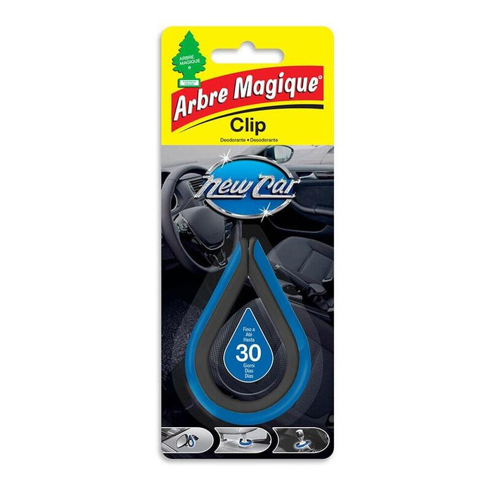 Pack De 4 Unidades - Ambientador De Coche, Modelo Clip, Aroma New Car