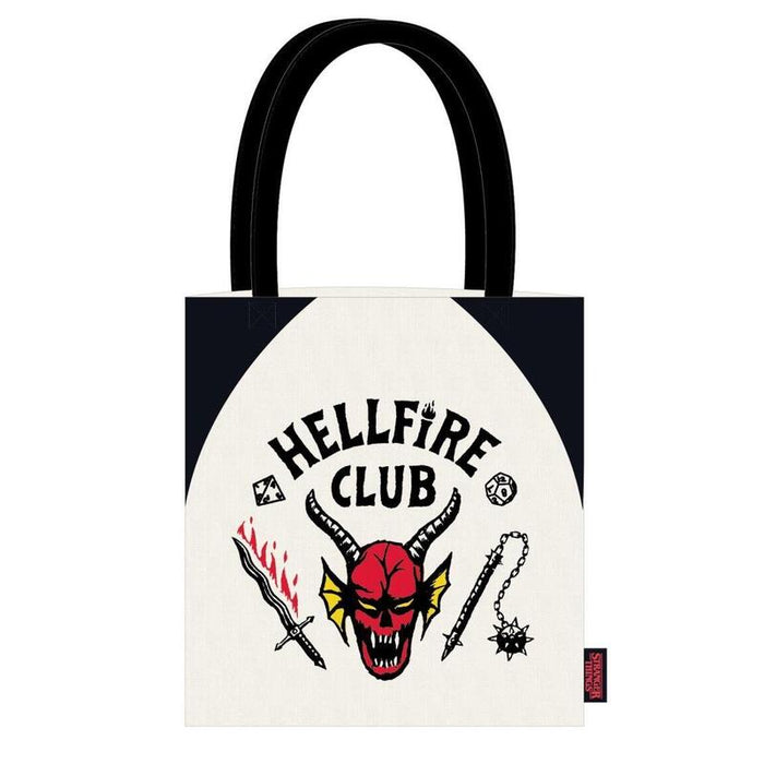 Pack De 4 Unidades - Bolsa Shopping Hellfire Club Stranger Things