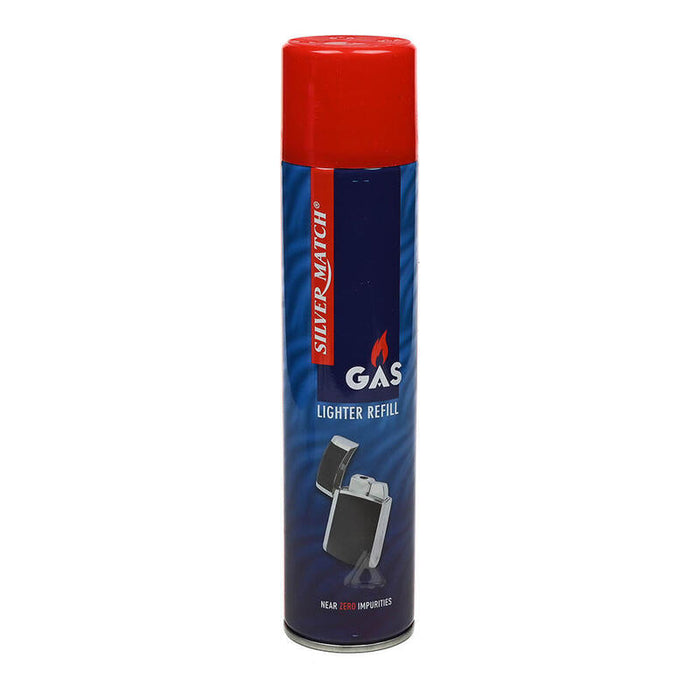 Pack De 4 Unidades - Cartucho De Recarga De Gas Para Encendedores 300ml Silver Match