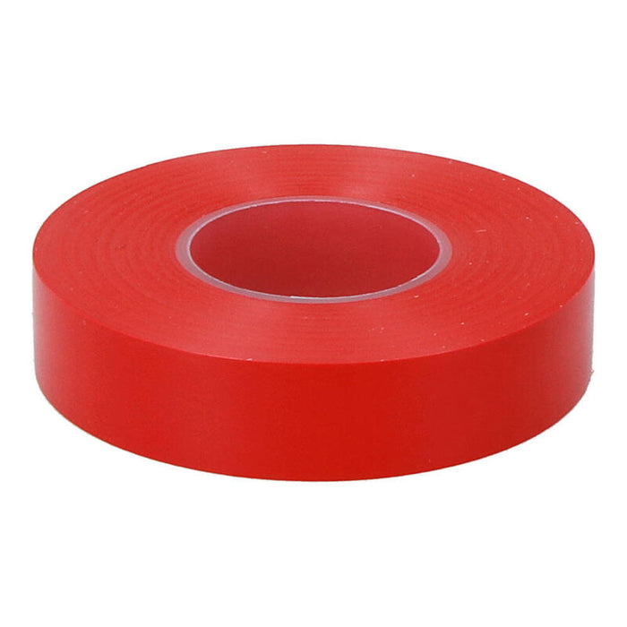 Pack De 4 Unidades - Cinta Aislante Eléctrica Profesional Pvc Alta Adhesión 19 Mm X 33 M Roja