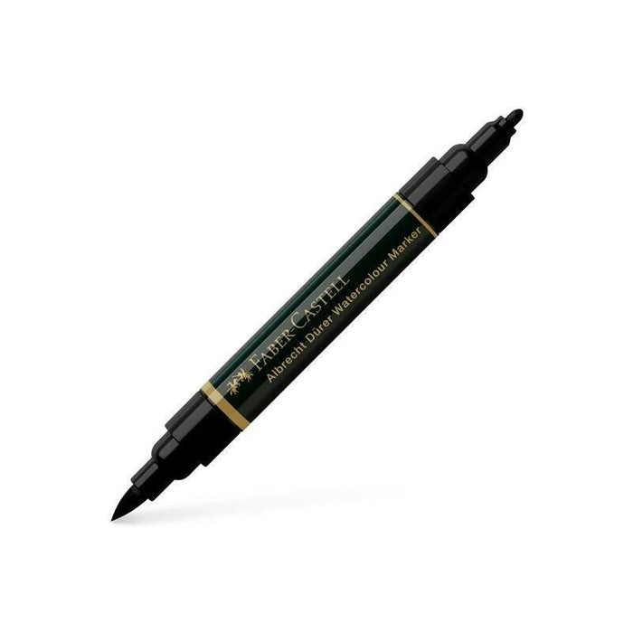 Pack De 4 Unidades Faber Castell Rotulador Doble Punta Fibra/Pincel Albrecht Dürer Watercolour Marker Negro