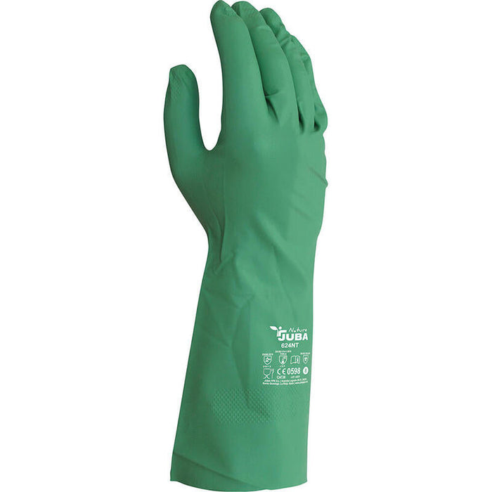 Pack De 4 Unidades - Guante De Trabajo Sin Nitrilo "Biodegradable" Talla 9 Juba