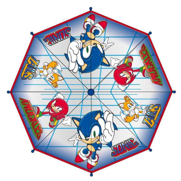 Pack De 4 Unidades - Paraguas Manual Burbuja Sonic The Hedgehog