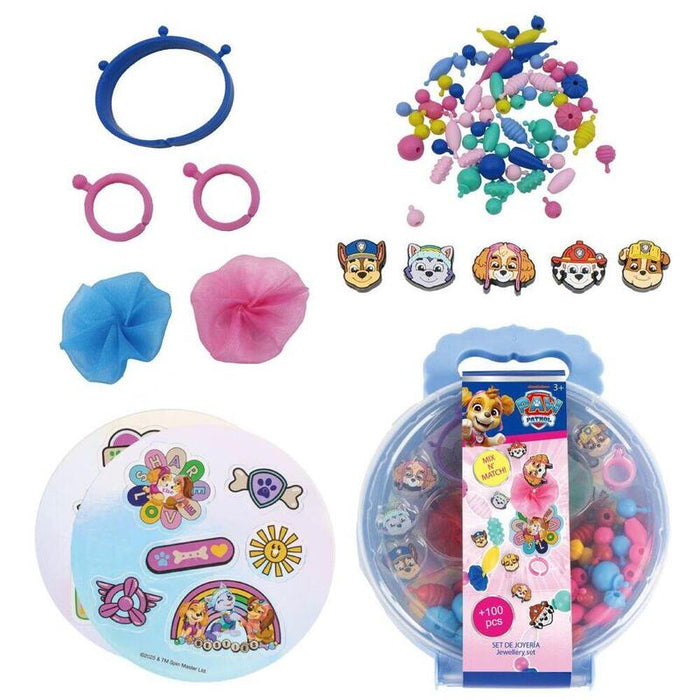 Pack De 4 Unidades - Set Joyero Bisuteria Patrulla Canina Paw Patrol