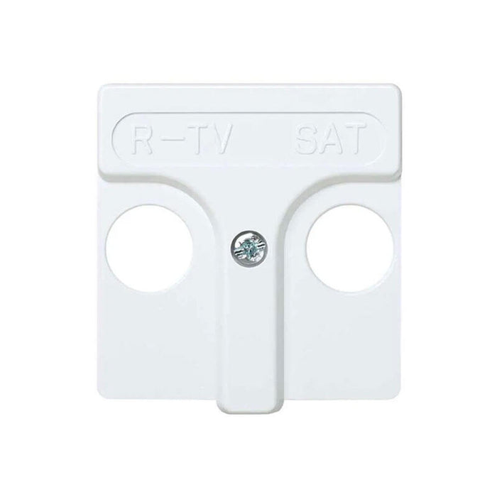 Pack De 4 Unidades - Tapa Tv-Radio-Sat Serie 27 Blanco