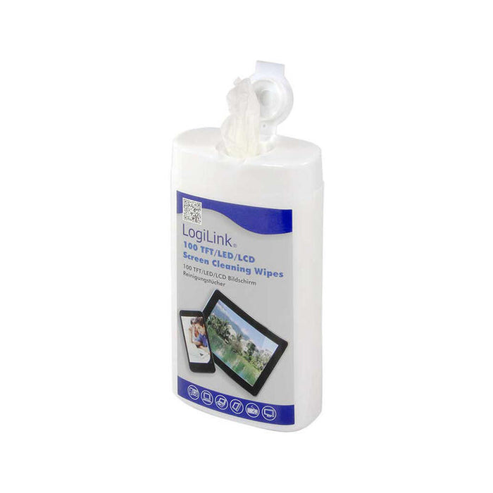 Pack De 4 Unidades - Toallitas De Limpieza Para Pantallas Tft, Lcd I Plasma (100unid.)