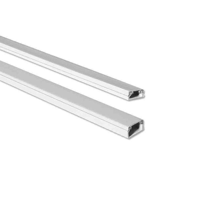 Pack De 40 Unidades - Mini Canal Adhesiva Blanca 2 M 10 X 15 Mm (Precio Por Metro)