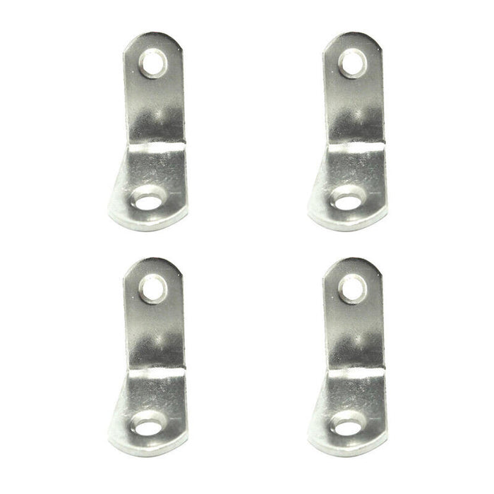 Pack De 5 Unidades - Ángulo Refuerzo An24, Acero Inoxidable, 30 X 30 X 16 Mm. 4 Unidades
