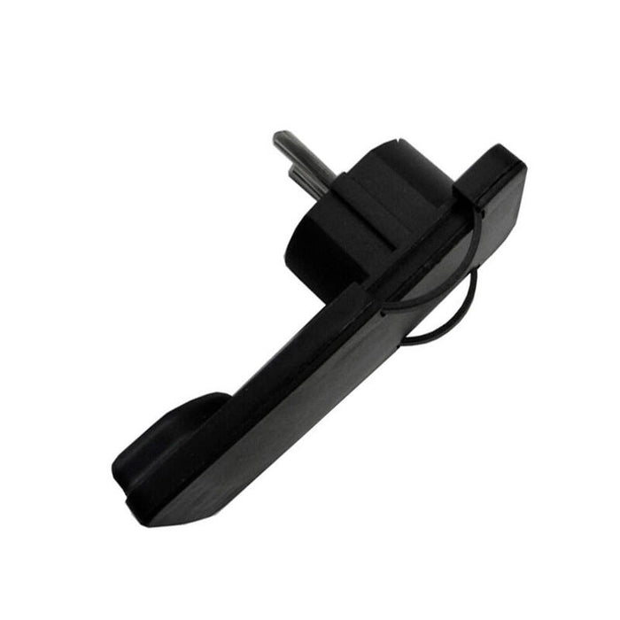 Pack De 5 Unidades - Clavija 2p+T Tipo F Extraplana 10/16a T/Tl 4,8mm (Retractilada) Negra