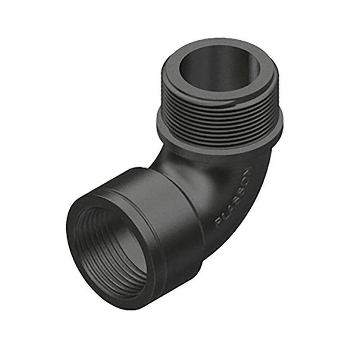 Pack De 5 Unidades - Codo 90° Polipropileno Rosca Macho/Hembra ½ Pulg