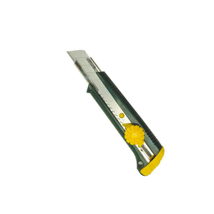 Pack De 5 Unidades - Cúter De Plastico, Traba A Rueda, Hoja De 18 Mm