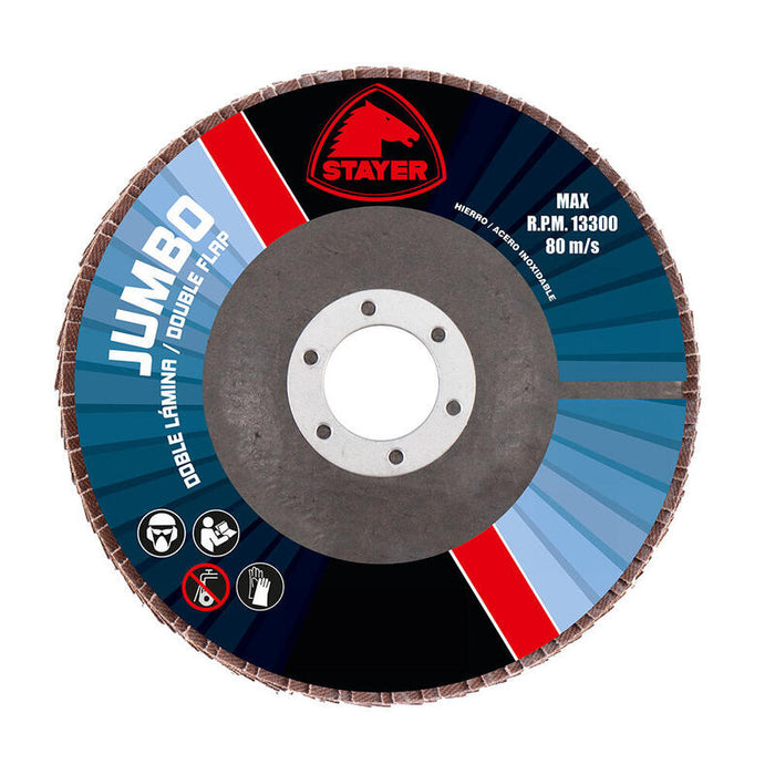 Pack De 5 Unidades - Disco Doble Lamina Procer 115 Mm Grano 120
