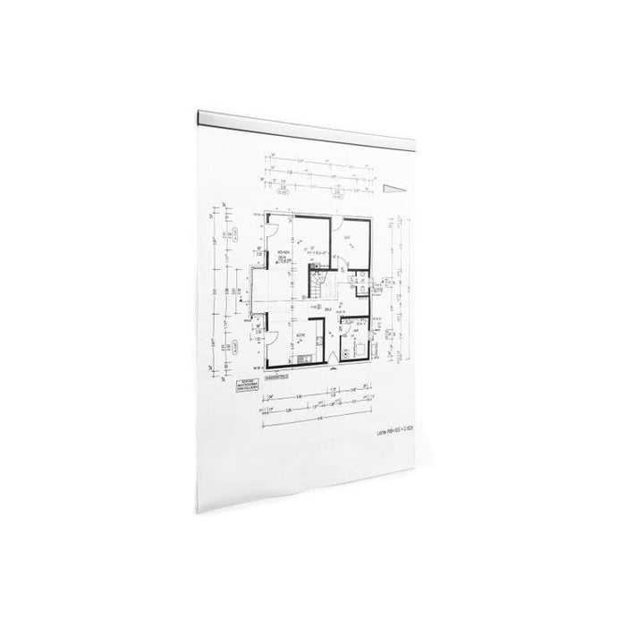 Pack De 5 Unidades Durable Durafix Raíl Magnético Autoadhesivo Para Información 297x17mm Metálico Plateado