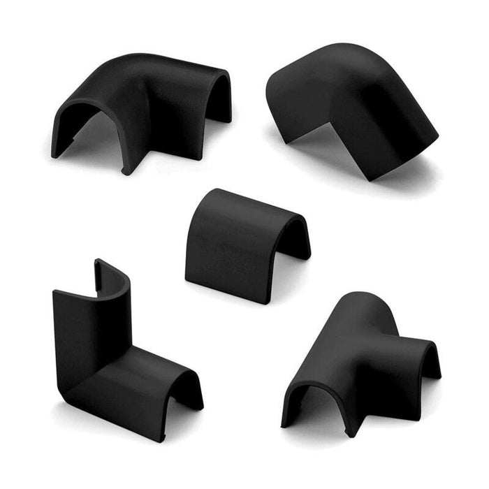 Pack De 5 Unidades - Enlaces Surtidos Para Cablefix Negro 2201, Blister 10 Unidades