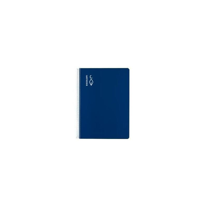 Pack De 5 Unidades Escolofi Cuaderno Espiral 40h A4 70gr Pauta 3 C/Margen Azul