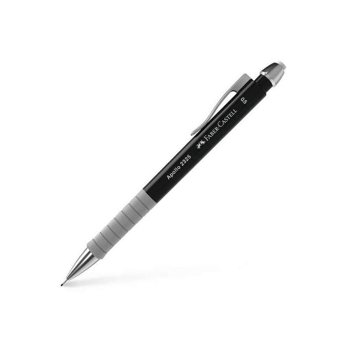 Pack De 5 Unidades Faber-Castell Apollo Portaminas - Trazo 0.5mm - Agarre Ergonomico - Goma De Borra Integrada - Cuerpo