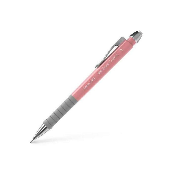 Pack De 5 Unidades Faber-Castell Apollo Portaminas - Trazo 0.7mm - Agarre Ergonomico - Goma De Borra Integrada - Cuerpo