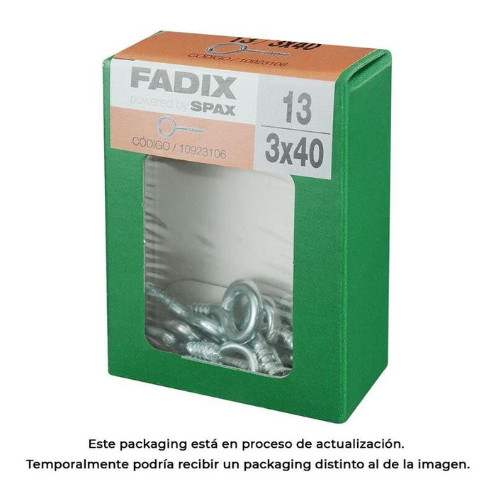 Pack De 5 Unidades - Hembrilla Cerrada Zincado 3,0 X 40 Mm, Caja M 13 Uds
