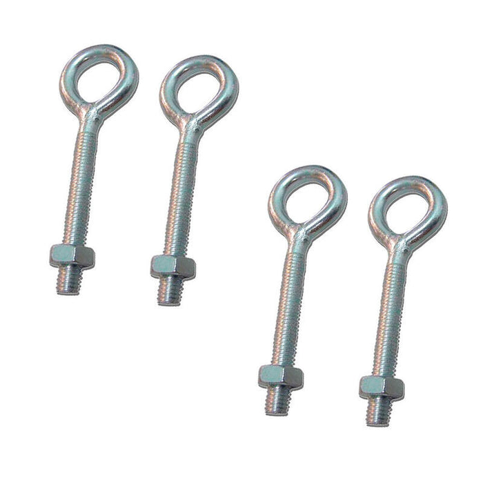 Pack De 5 Unidades - Hembrilla Soldada Con Tuerca Hm01, M4 X 30 Mm, Zincado, Blister 4 Uds