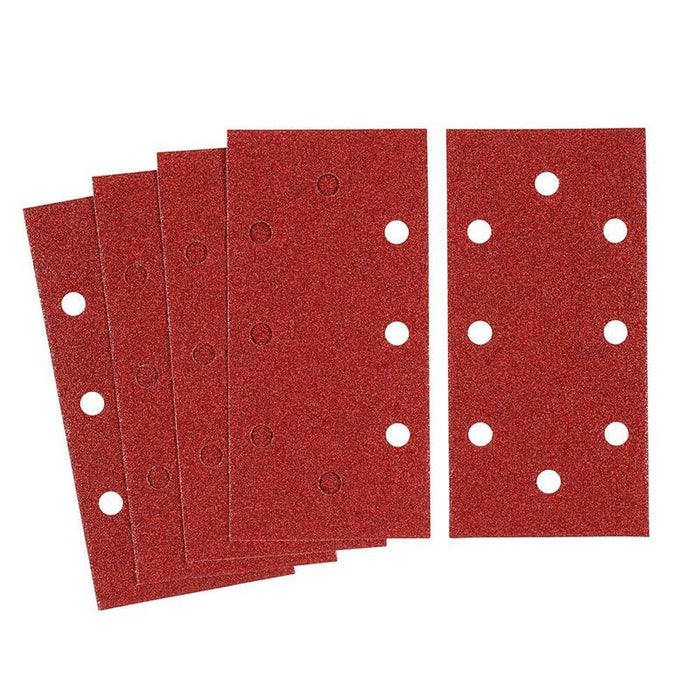 Pack De 5 Unidades - Hojas De Lija Perforadas De Ajuste Rápido 80 G, 93 X 190 Mm, 5 Uds