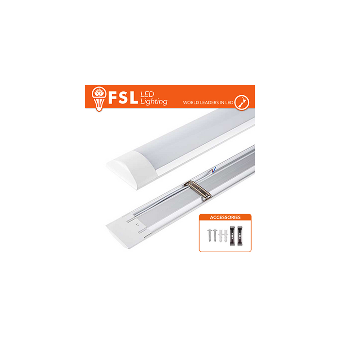 Pack De 5 Unidades Luz De Techo Led Ultrafino Ip20 60cm 18w 1275lm 4000k