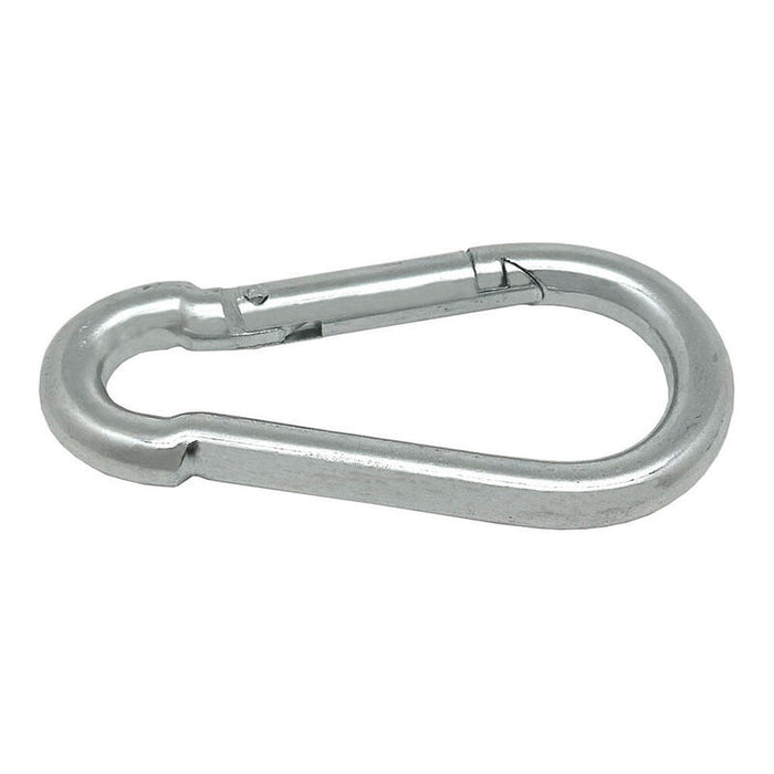Pack De 5 Unidades - Mosquetón Bombero Sin Seguro, Msq01, Acero Galvanizado, 10 X 100 Mm