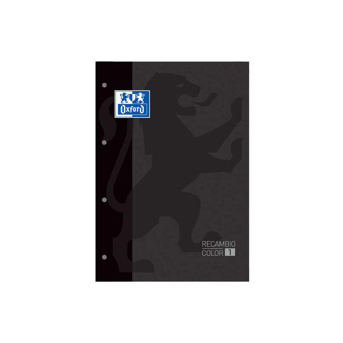 Pack De 5 Unidades Oxford School Classic Cuaderno De Recambio - Tamaño A4 - Tapa Blanda - Encolado - Cuadricula 5x5 -
