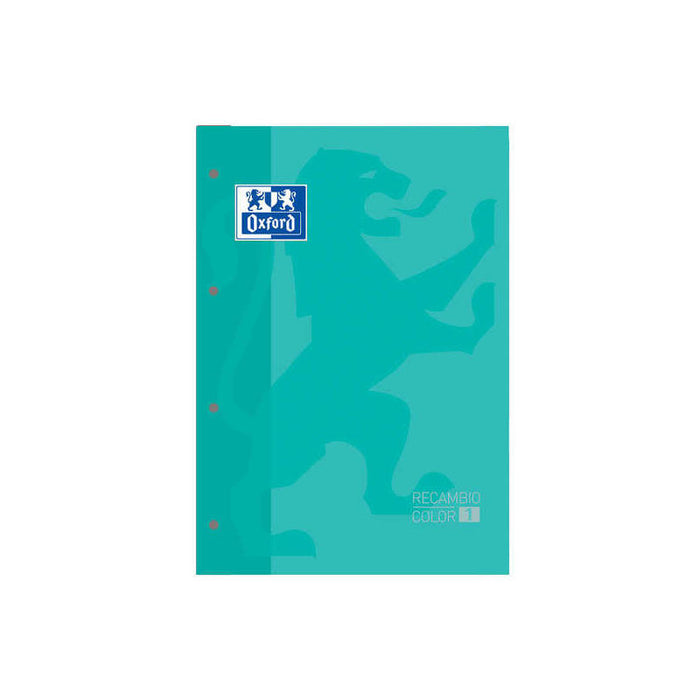 Pack De 5 Unidades Oxford School Classic Cuaderno De Recambio - Tamaño A4 - Tapa Blanda - Encolado - Cuadricula 5x5 -