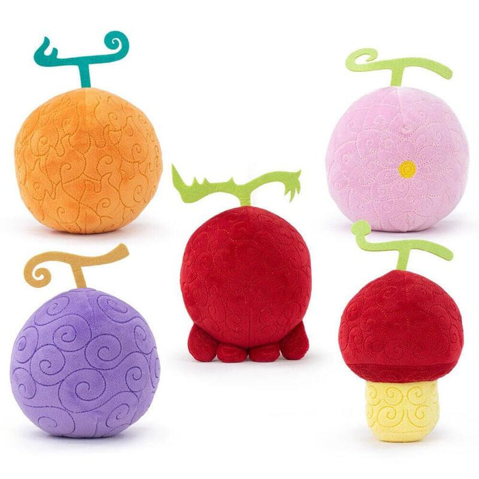 Pack De 5 Unidades - Peluche One Piece Devil Fruits 18cm Surtido