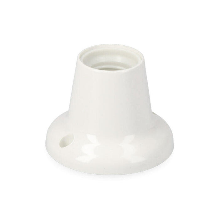 Pack De 5 Unidades - Portalamparas Zocalo Recto E27 Retractilado Edm