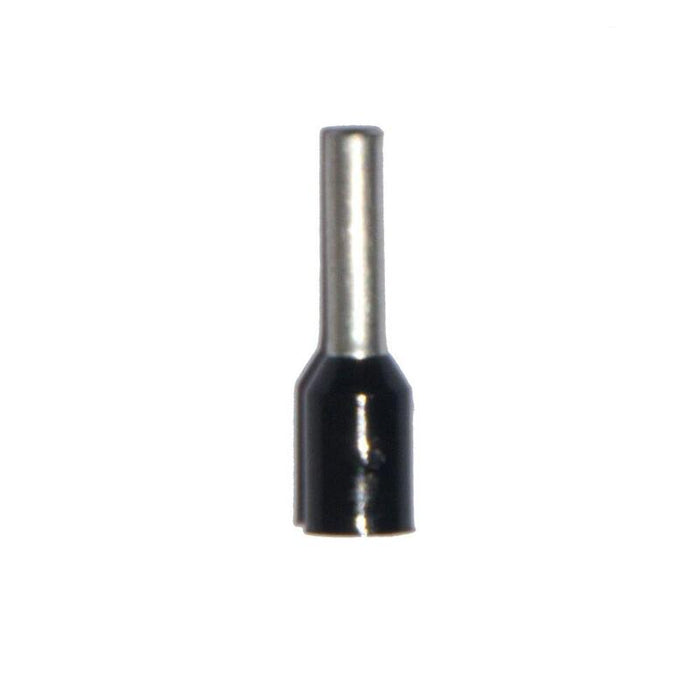 Pack De 5 Unidades - Puntera Aislada 01,50 Mm², Negra, 100 Uds