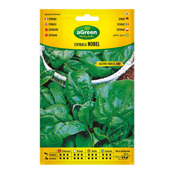 Pack De 5 Unidades - Sobre Con Semillas De Espinaca Nobel 000383bolsh Agreen