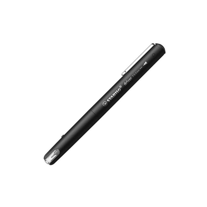Pack De 5 Unidades Stabilo Dr!Ver Rotulador De Punta Fina 0.4mm - Tinta A Prueba De Manchas, Inodora Y Con Base Al Agua