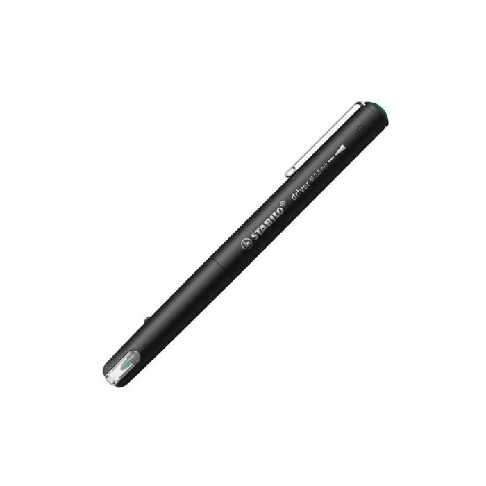 Pack De 5 Unidades Stabilo Dr!Ver Rotulador De Punta Media 0.8mm - Tinta A Prueba De Manchas, Inodora Y Con Base Al