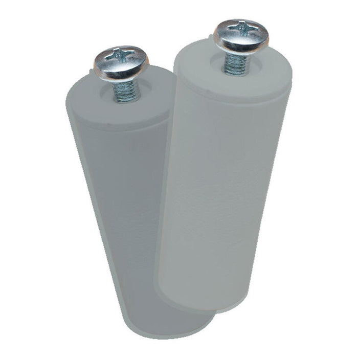 Pack De 5 Unidades - Tope Persiana Pr08, Gris 40 Mm 2 Unidades