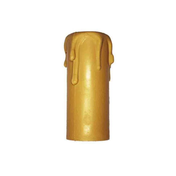 Pack De 5 Unidades - Vela Corta Para Portalamparas E14 Crema Solera 853