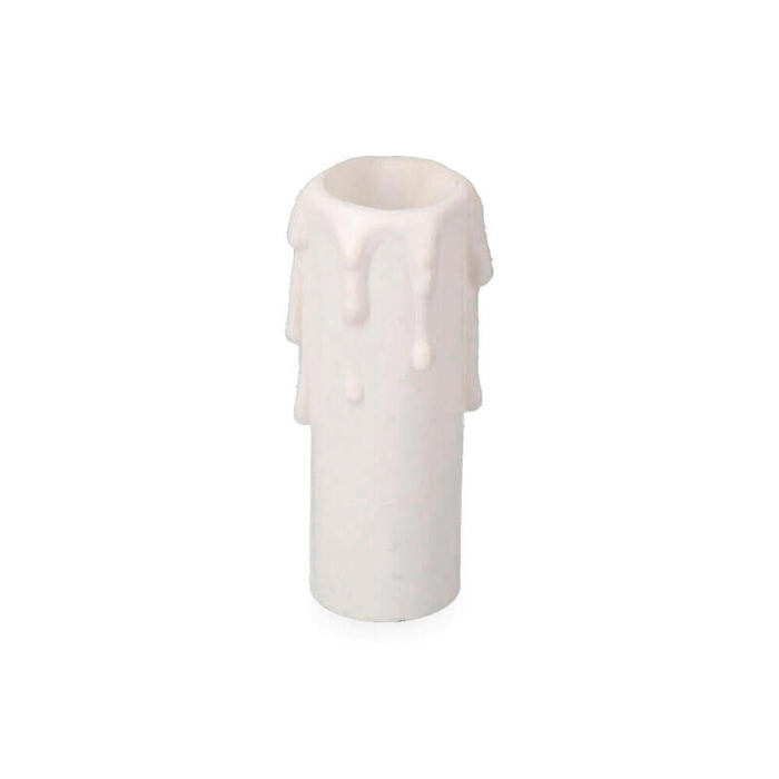 Pack De 5 Unidades - Vela Mediana Para Portalamparas E14 Blanco Solera 854