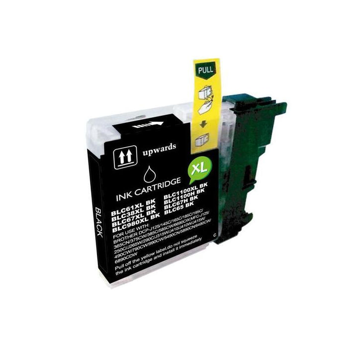 Pack De 50 Unidades Bulk - Brother Lc980xl/Lc1100xl/Lc985xl Negro Tinta Generica - Reemplaza
