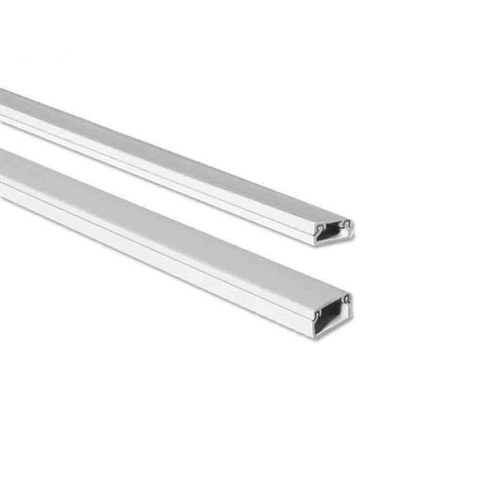 Pack De 50 Unidades - Mini Canal Adhesiva Blanca 2 M 10 X 10 Mm (Precio Por Metro)