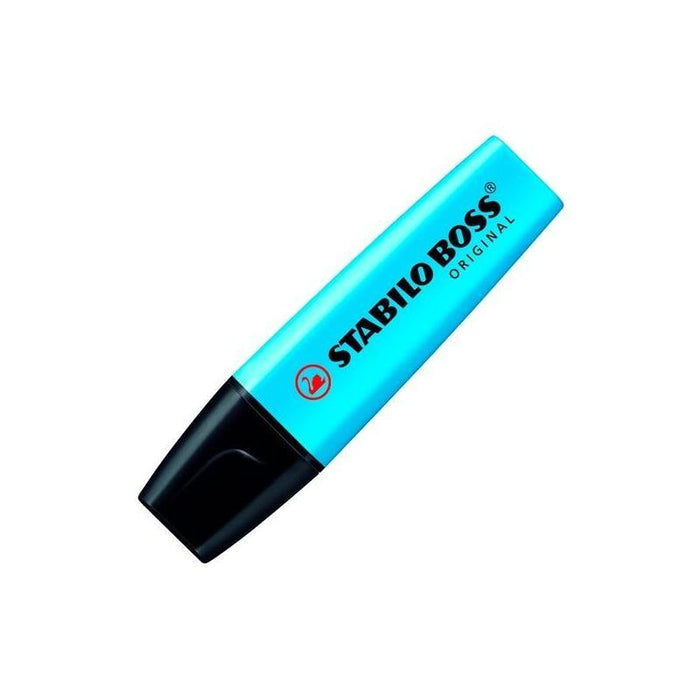 Pack De 500 Unidades Stabilo Boss Marcador Fluorescente Azul