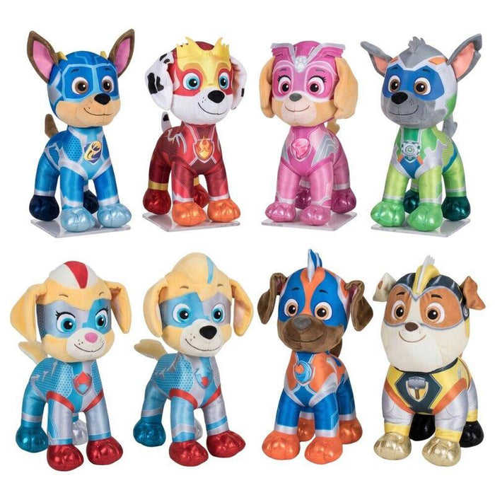Pack De 56 Unidades - Peluche Super Paws Patrulla Canina Paw Patrol 27cm Surtido