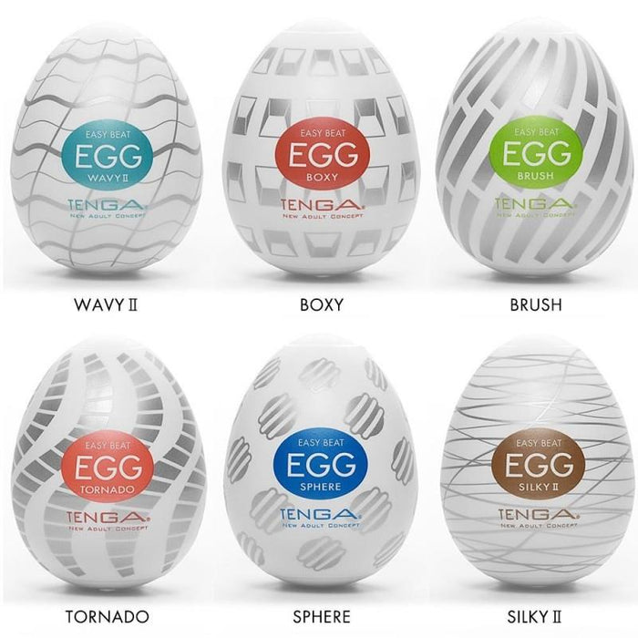 Tenga - Easy Beat Huevo Masturbador Pack 6 Uds