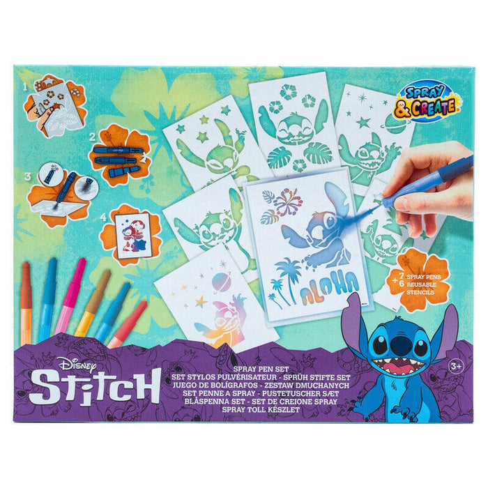 Pack De 6 Unidades - Aerografo Stitch Disney