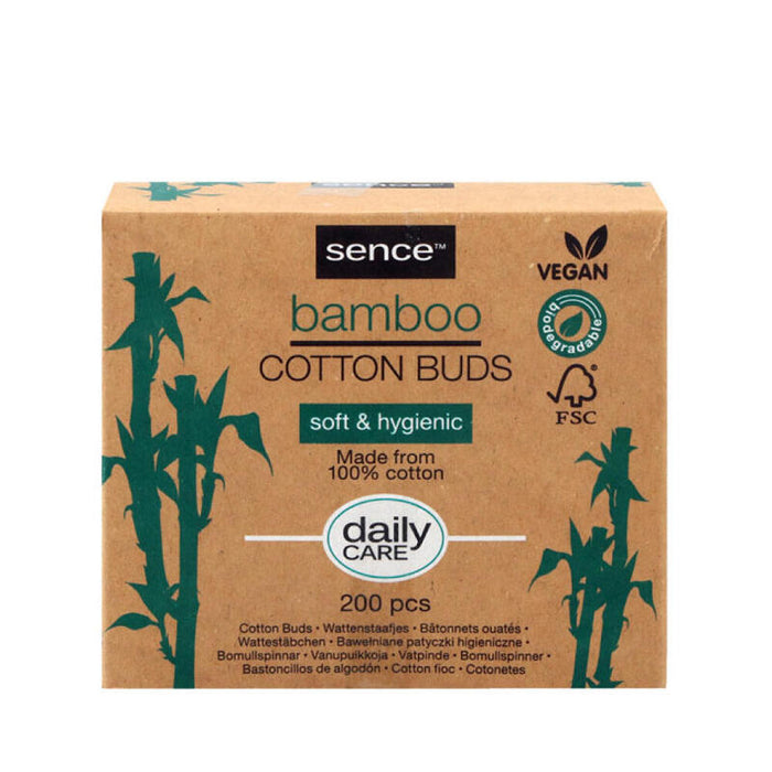 Pack De 6 Unidades - Bastoncillos Bambú, 200 Uds