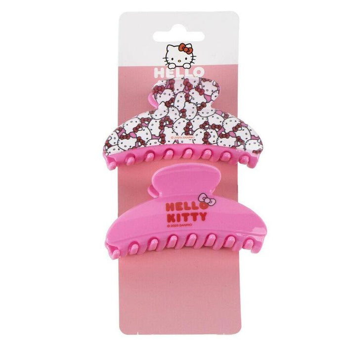Pack De 6 Unidades - Blister 2 Pinzas De Pelo Hello Kitty