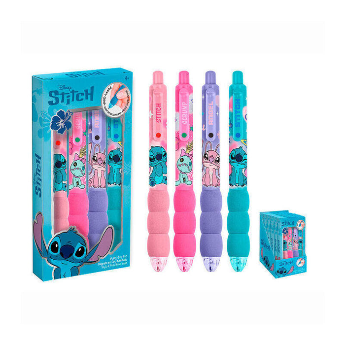 Pack De 6 Unidades - Blister 4 Boligrafos Stitch Disney