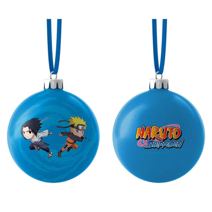 Pack De 6 Unidades - Bola Navidad Chibi Naruto Shippuden