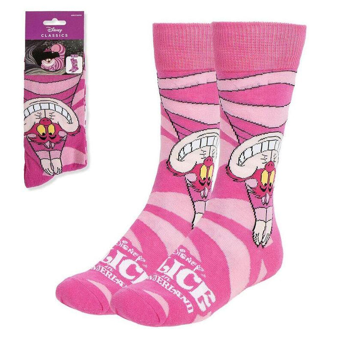 Pack De 6 Unidades - Calcetines Cheshire Alicia En El Pais De Las Maravillas Disney