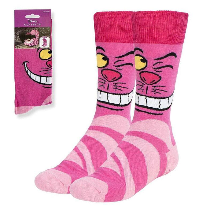 Pack De 6 Unidades - Calcetines Cheshire Alicia En El Pais De Las Maravillas Disney